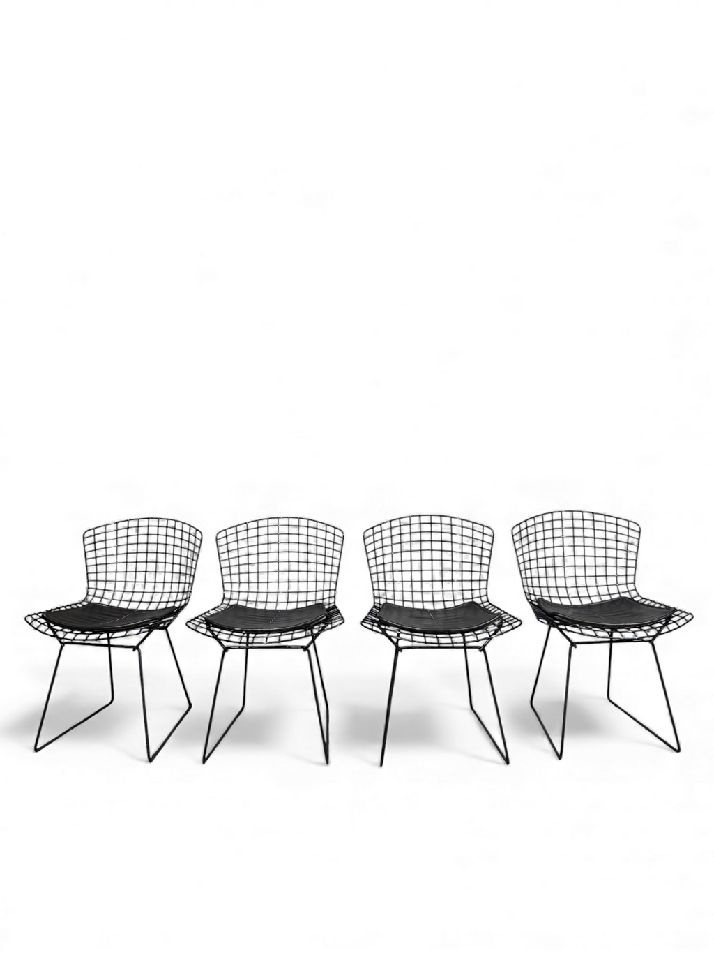 Lot de 4 chaises Wire Chair – Harry Bertoia pour Knoll