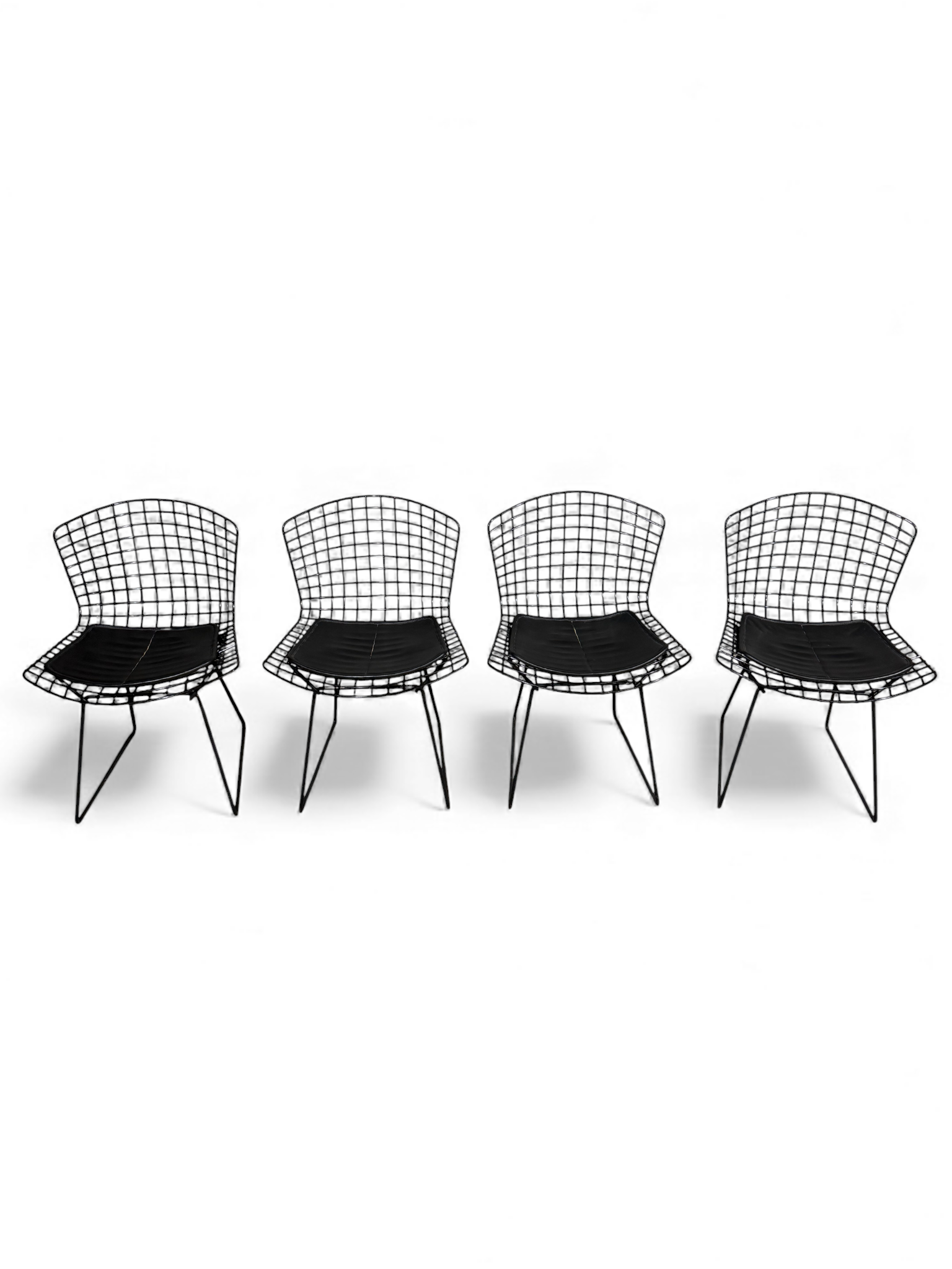 Lot de 4 chaises Wire Chair – Harry Bertoia pour Knoll