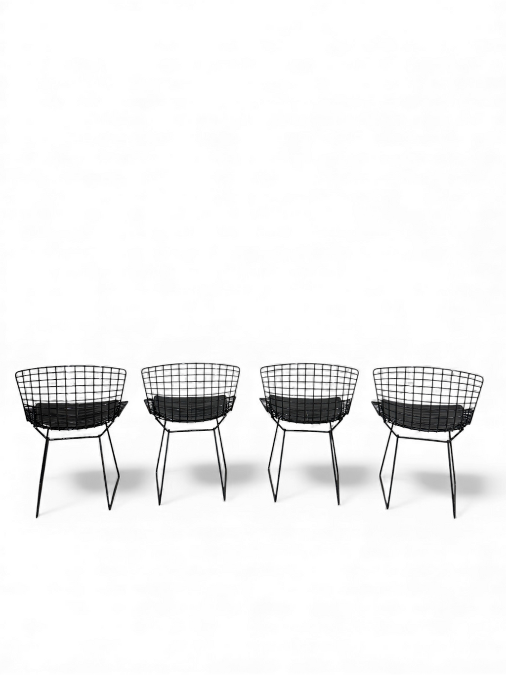 Lot de 4 chaises Wire Chair – Harry Bertoia pour Knoll