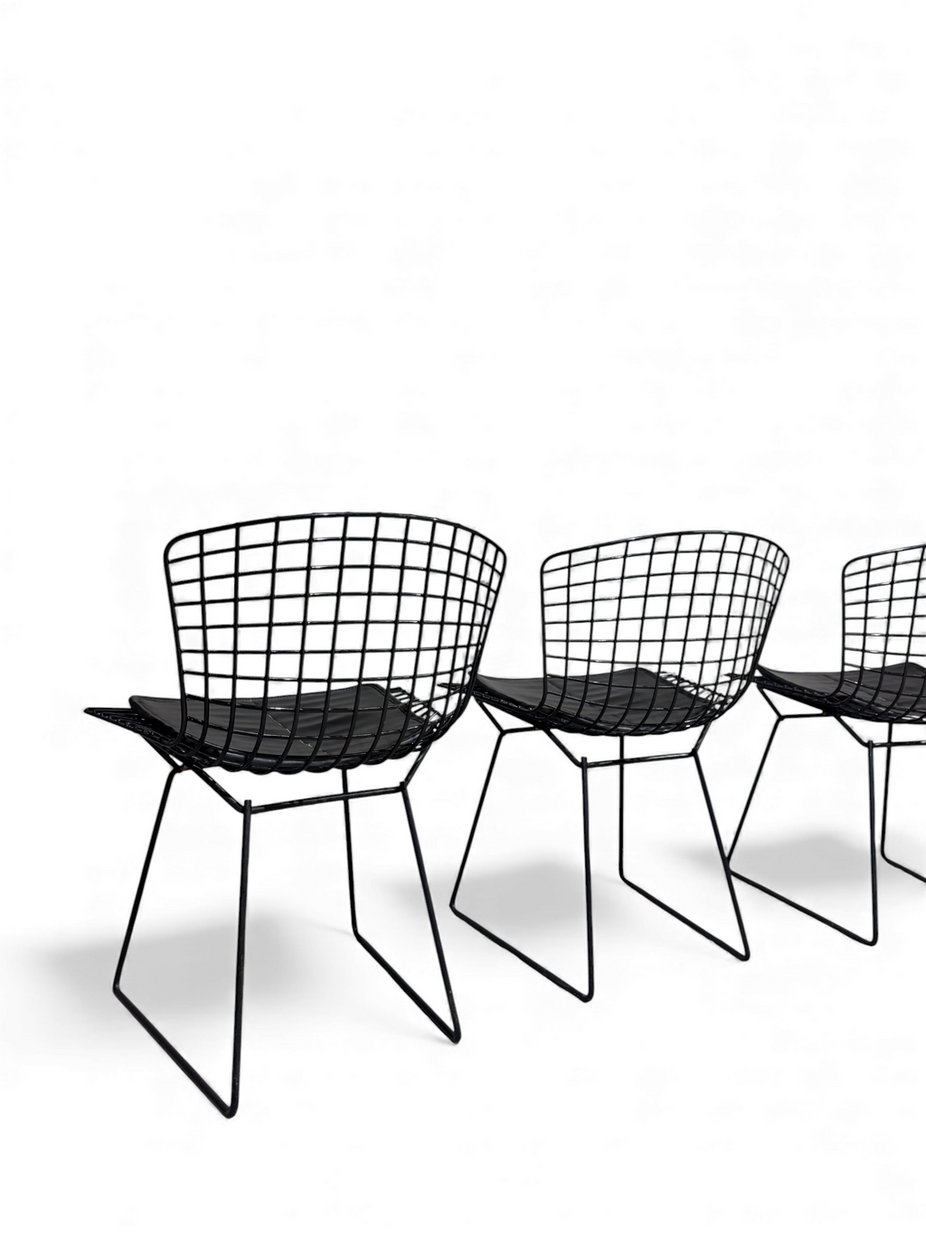 Lot de 4 chaises Wire Chair – Harry Bertoia pour Knoll