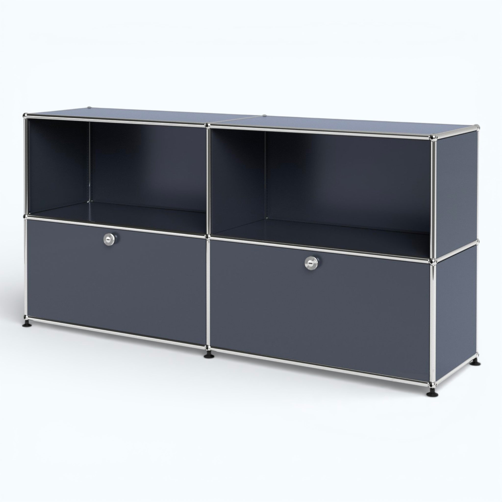 Sideboard 2 portes Anthracite - USM Haller