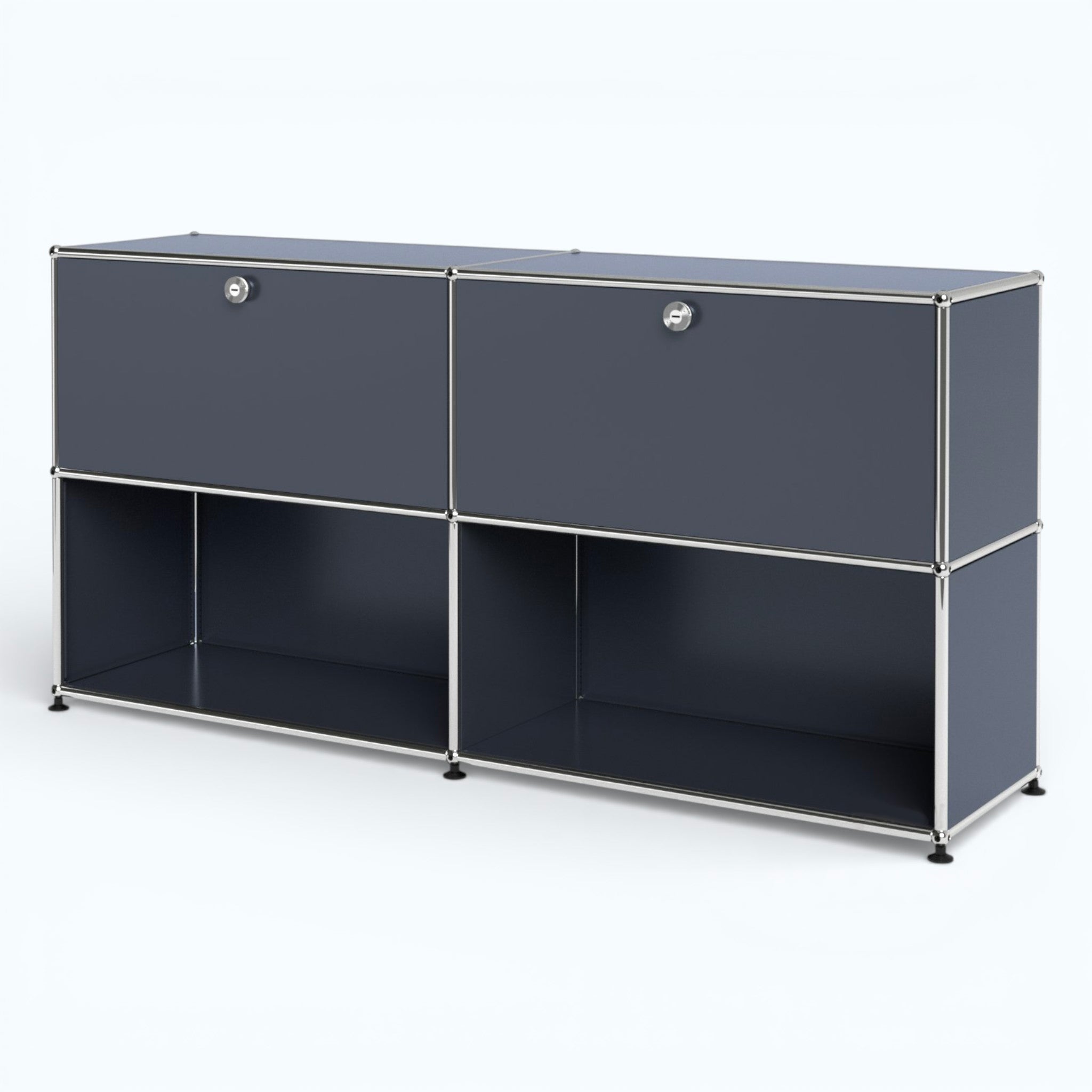 Sideboard 2 portes Anthracite - USM Haller